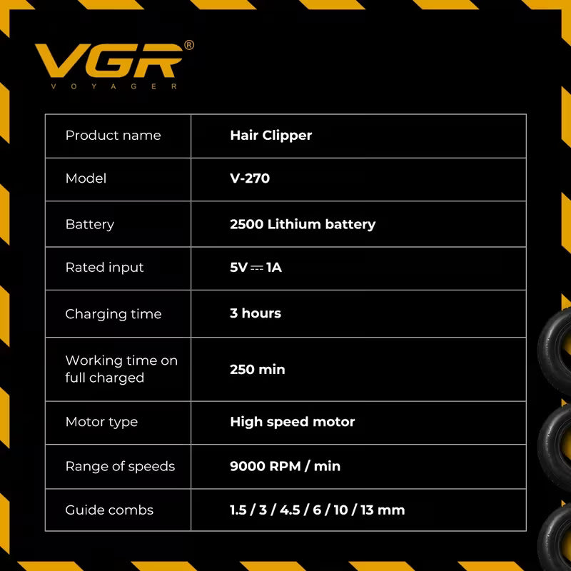 VGR Gold Clipper 9000 RPM