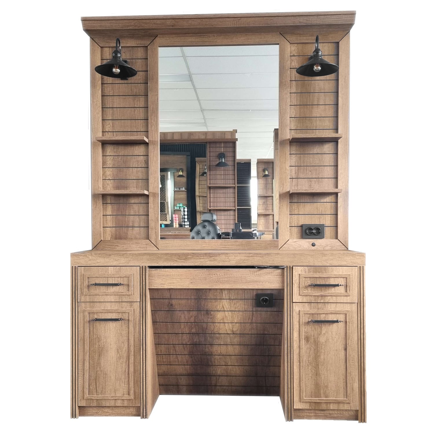 Light Brown Barbier Kaptafel