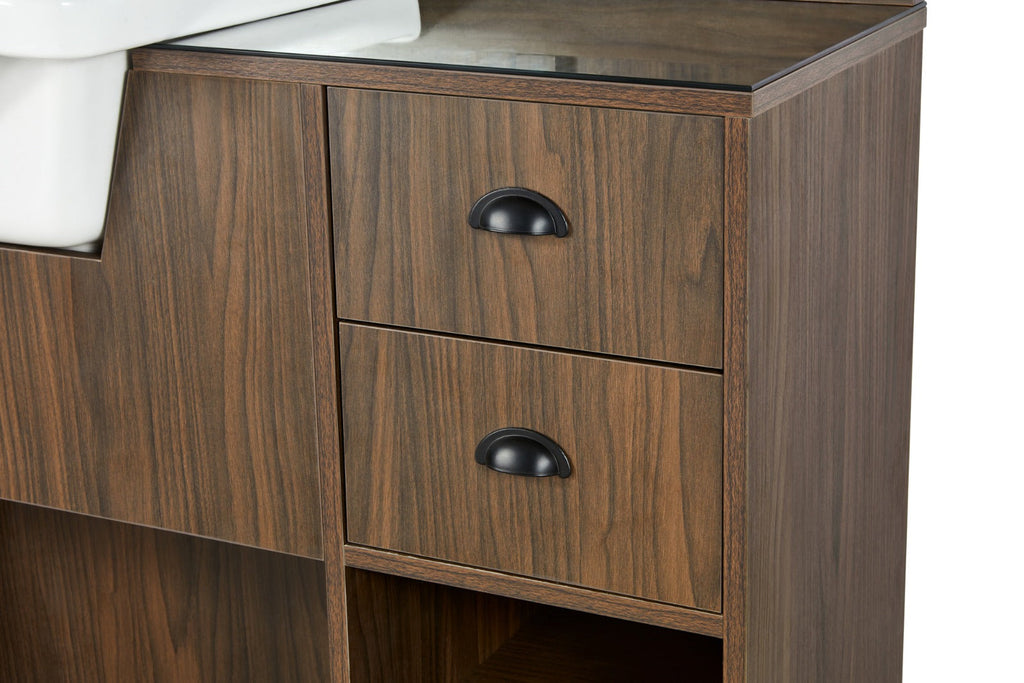 Mirplay Kaptafel Pro Oak with Basin 2B