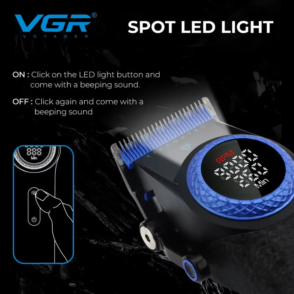 VGR Professional Clipper V-001 Blue Edition