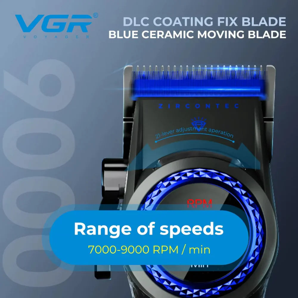 VGR Professional Clipper V-001 Blue Edition