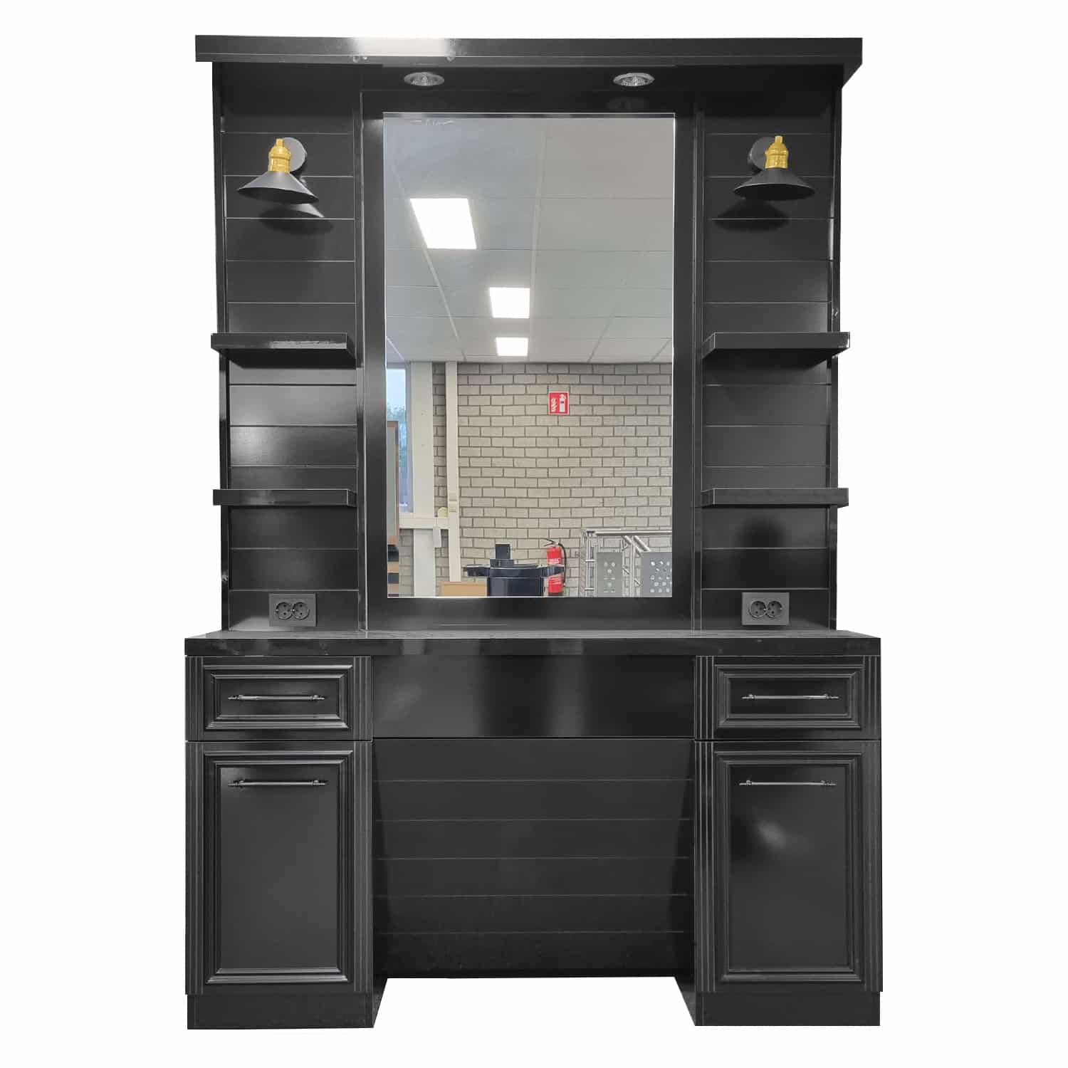 Shine Black Barbier Kaptafel