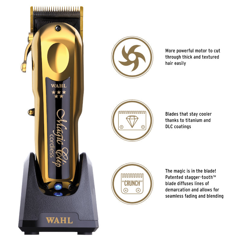 Wahl Cordless Magic Clipper Gold 5-Star Clipper