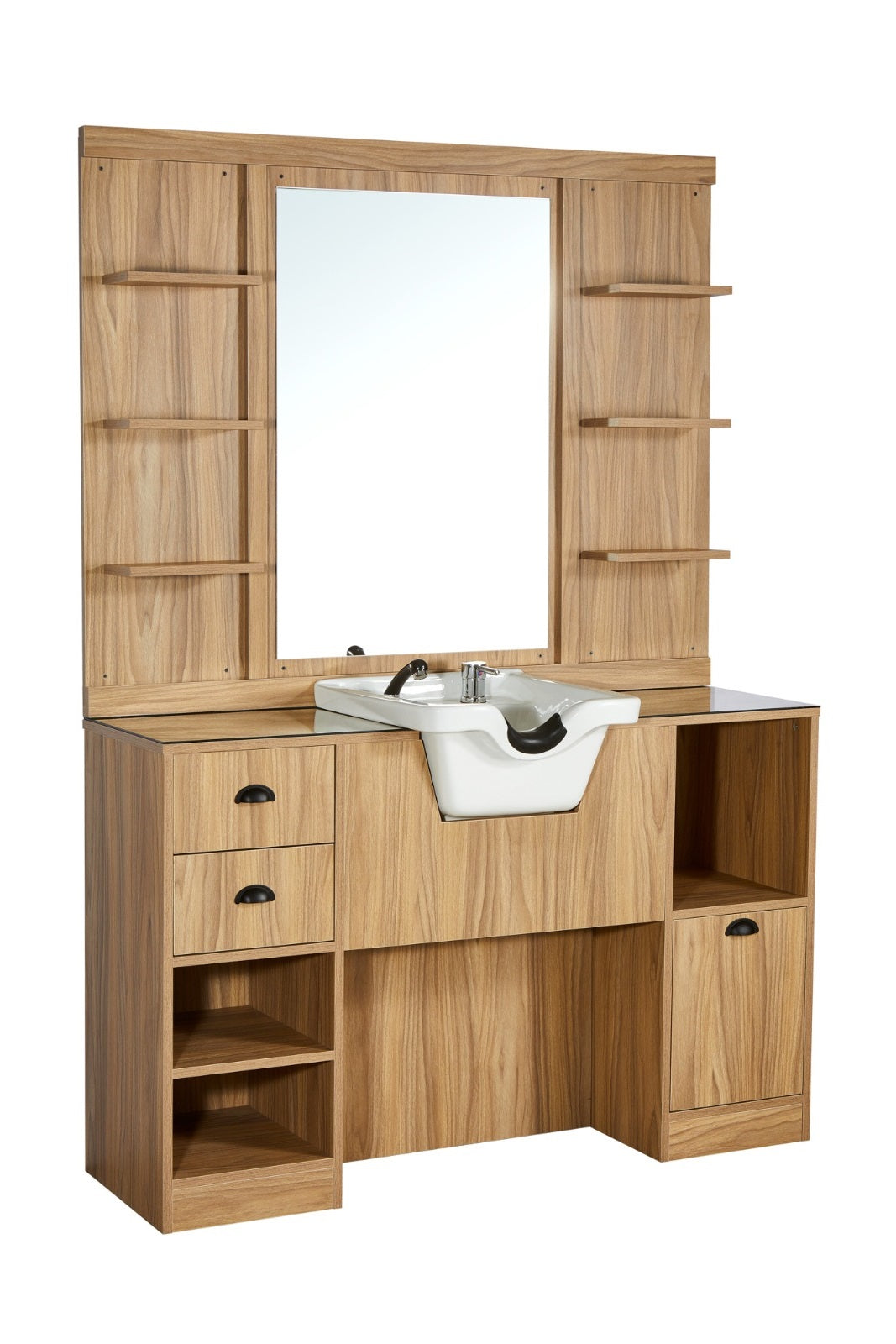 Mirplay Kaptafel Pro Wenge met wasbak 2BR