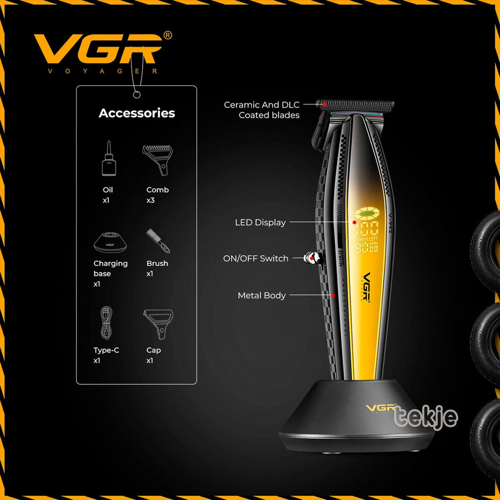 VGR Gold Trimmer 9000 RPM