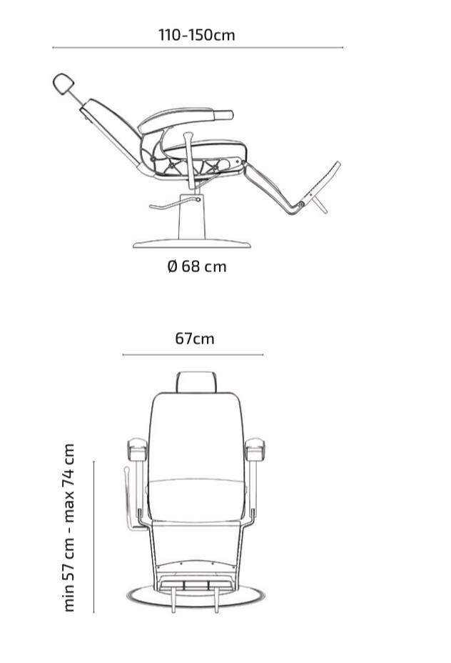 Mirplay Barber Chair Hugo