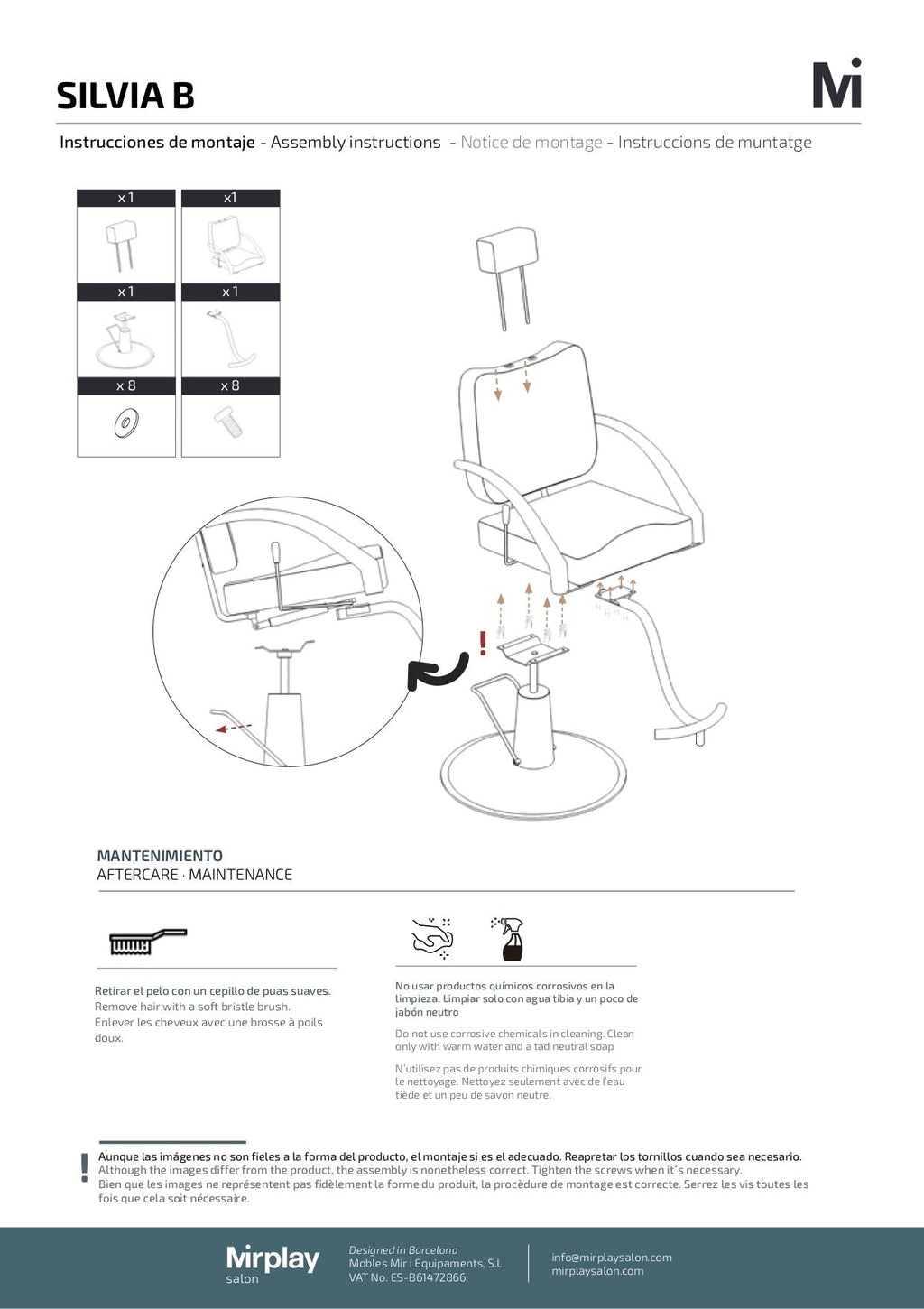 Barber Chair Silvia B
