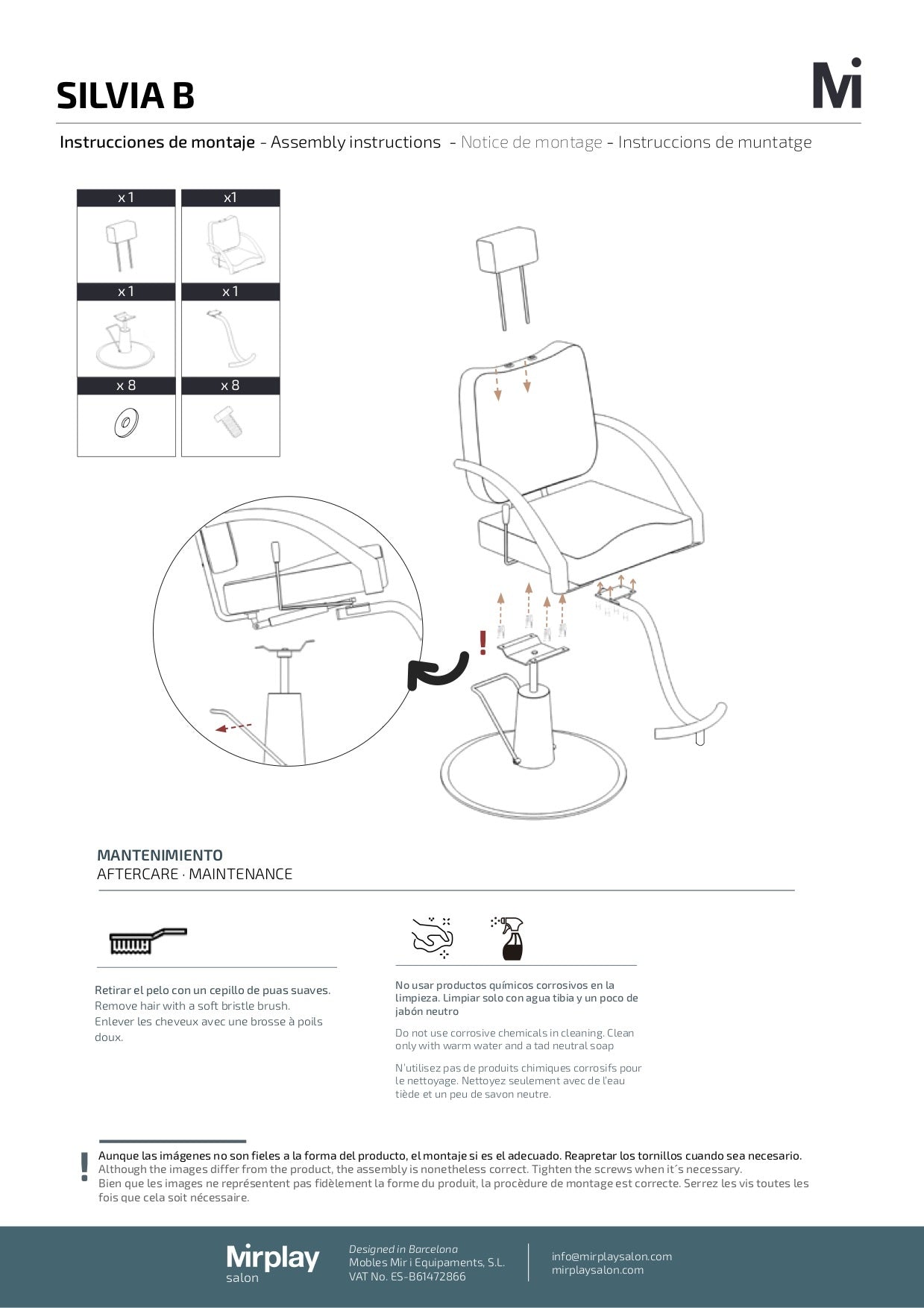 Barber Chair Silvia B