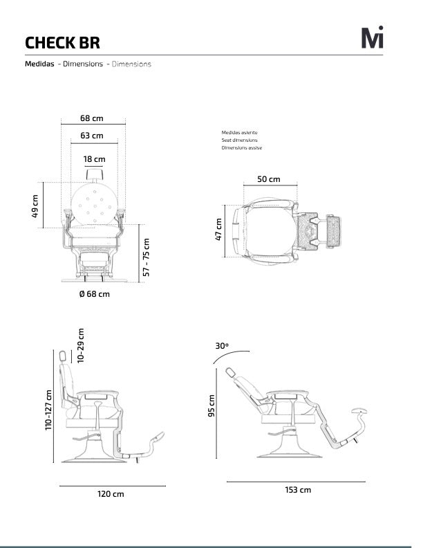 Mirplay Barber Chair Check BR