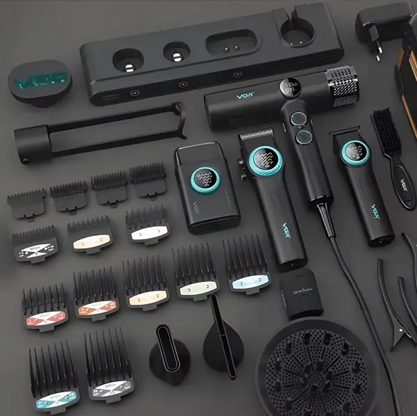 VGR Stepless Pro 4 in 1 Suitcase Combo Set - Black